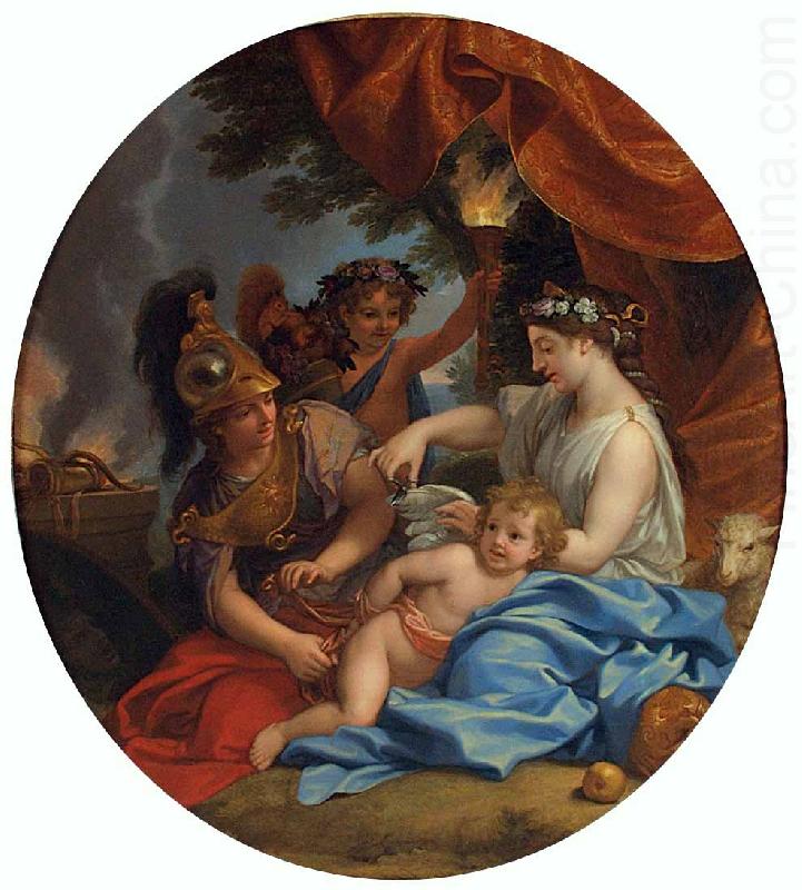 Charles le Brun Venus Clipping Cupids Wings china oil painting image